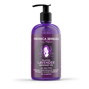 organic lavender massage oil